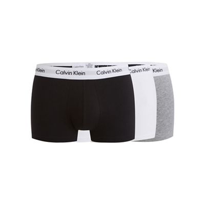 Calvin Klein Pack of three low rise trunks